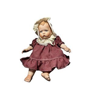 UFDC Convention Souvenir Doll 1987 MARY Porcelain Cloth Body LINDA STEELE